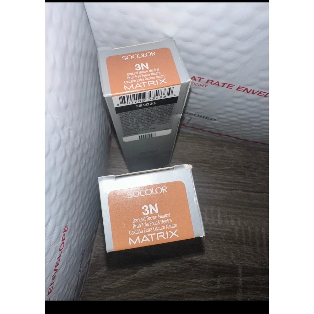 Matrix SoColor Permanent Cream Hair Color‎ 3N Darkest Brown Neutral 2 Pack